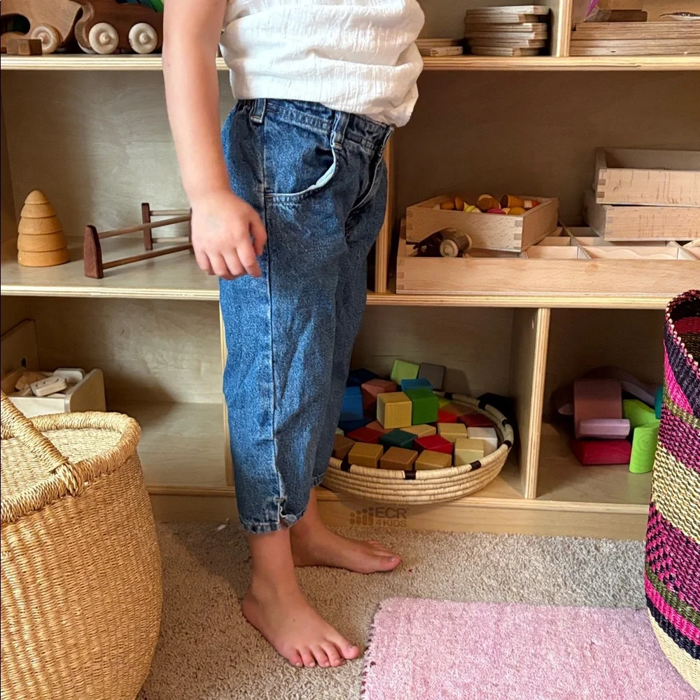 Vintage OshKosh B'gosh Blue Capri Kids Jeans